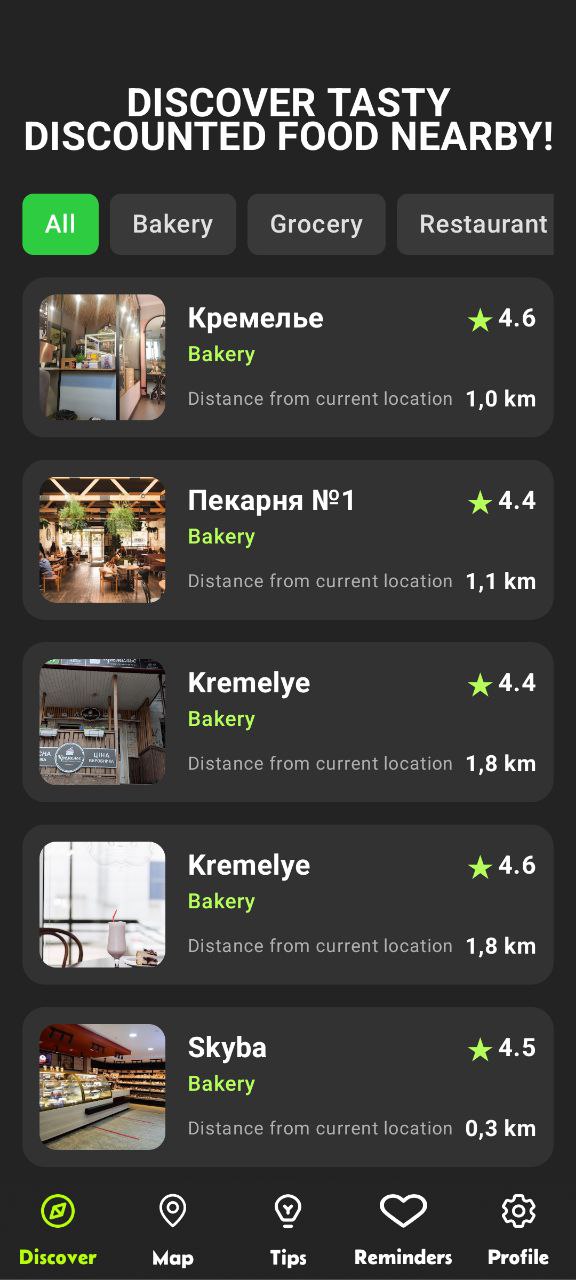 Discover nearby stores